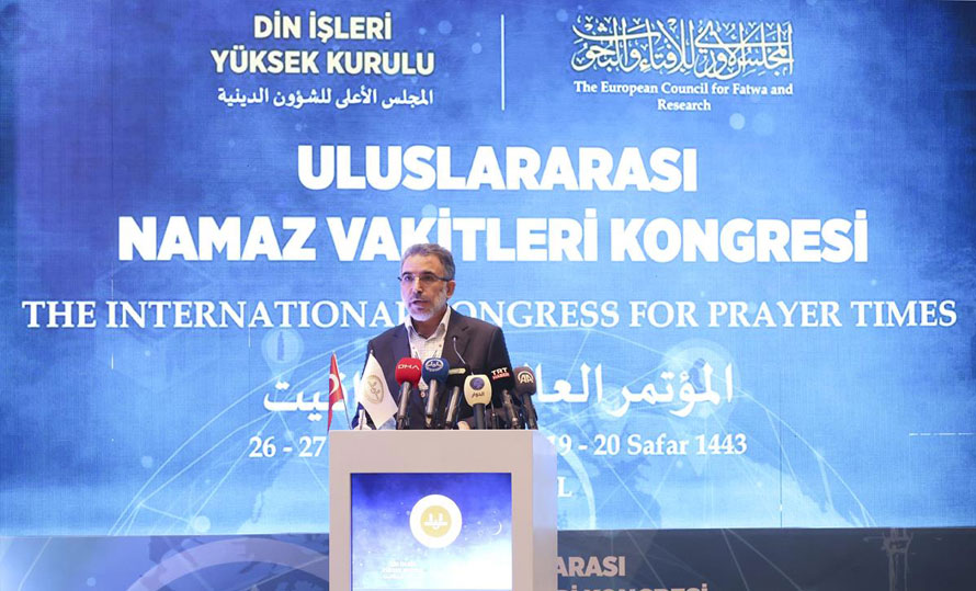Uluslararası Namaz Vakitleri Kongresi Başladı