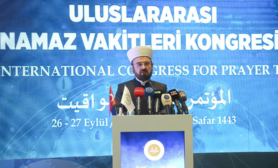 Uluslararası Namaz Vakitleri Kongresi Başladı