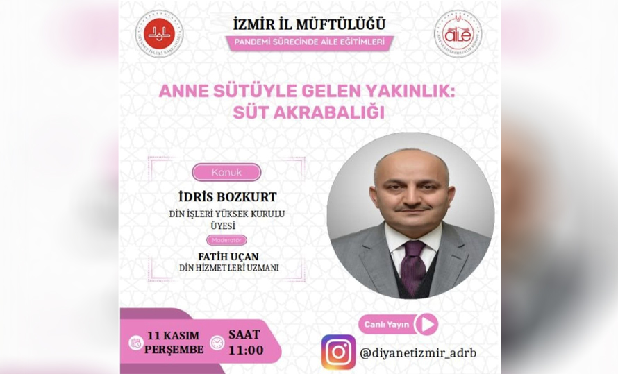 Din İşleri Yüksek Kurulu Üyesi İdris Bozkurt, Süt Akrabalığı konulu programlara katıldı