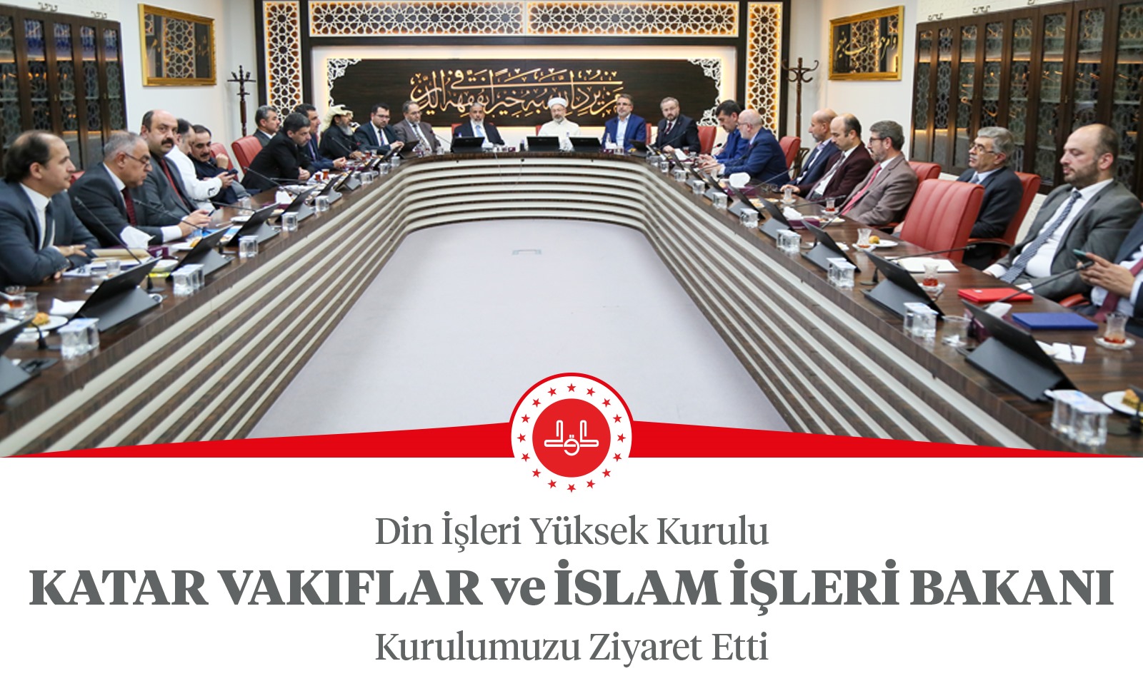Katar Vakıflar ve İslam İşleri Bakanı Kurulumuzu Ziyaret Etti