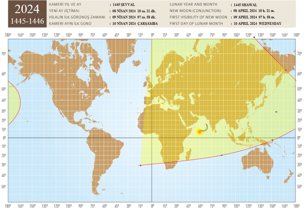 Şevval Ayı Hilali Görüldü
