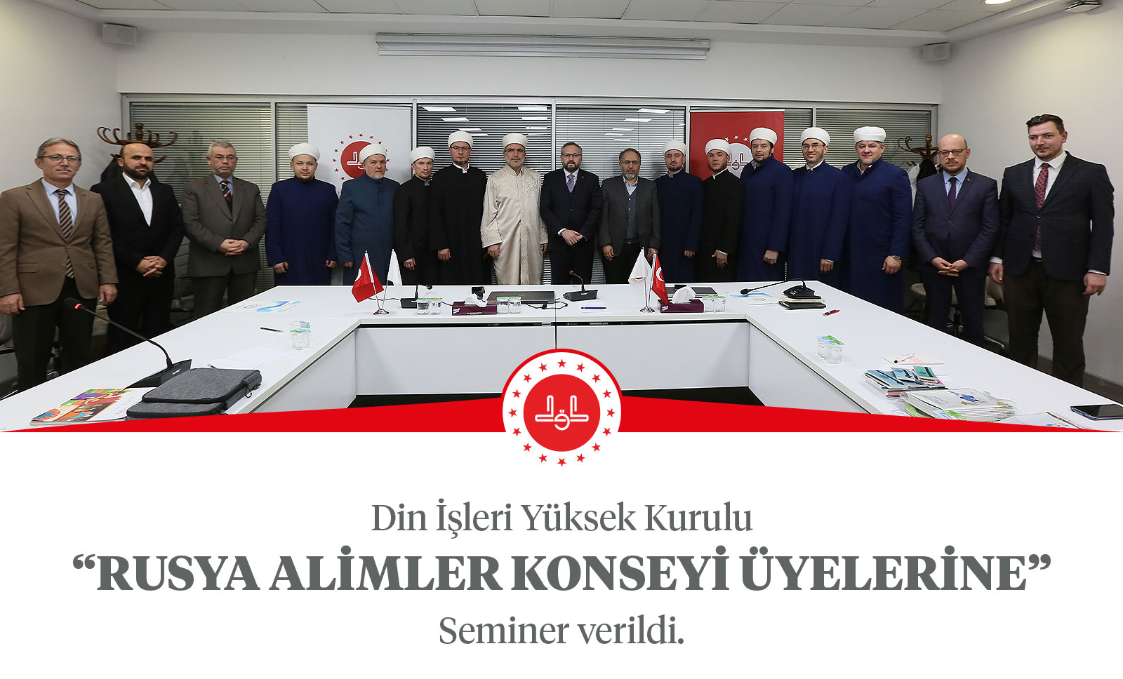 Din İşleri Yüksek Kurulu "Rusya Alimler Konseyi Üyelerine Seminer" Verildi
