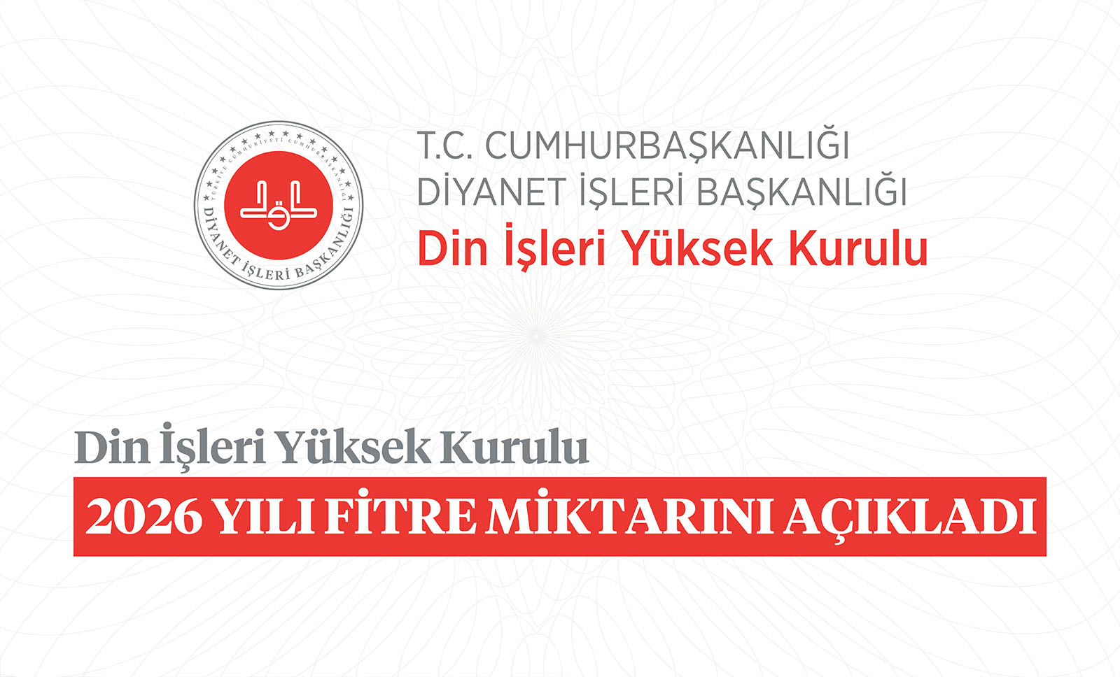 2026 Yılı Fitre Miktarı
